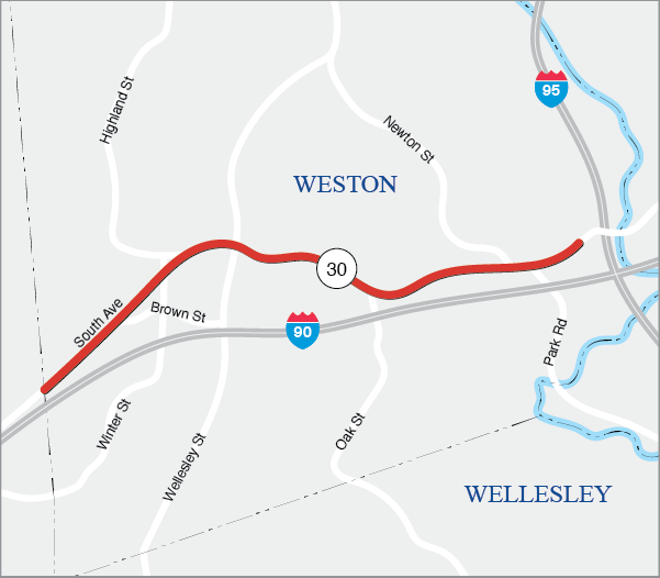 Weston: Reconstruction on Route 30